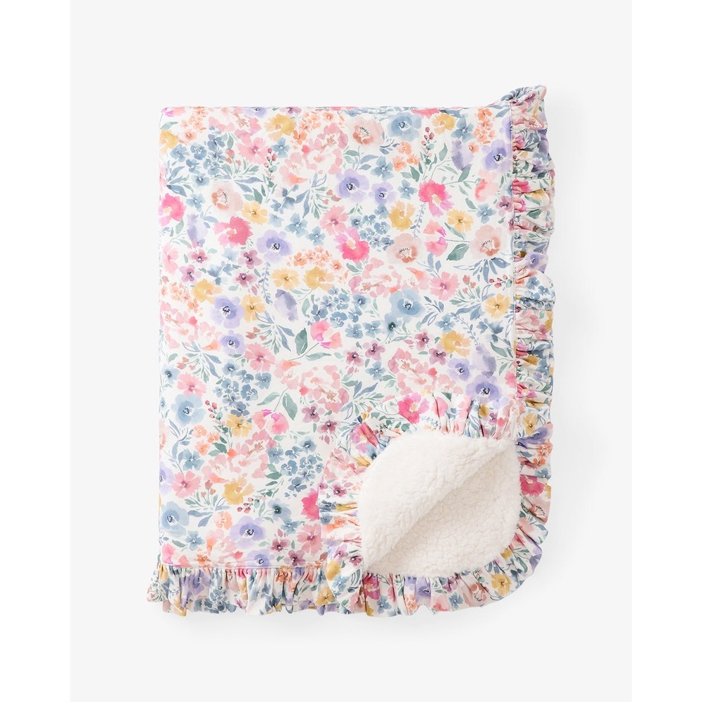 Little Sleepies Cloud Blanket Tiny Blooms Little 30x40 New With Tags